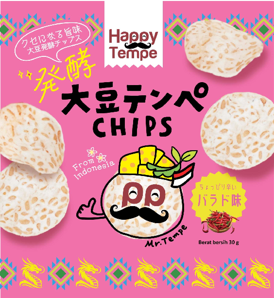 大豆テンペCHIPS バラド味 × 1ケース（10個入） | 大豆テンペチップス